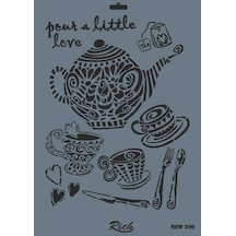 Mey İthalat Rich New Seri N-200 Stencil 35x25 Cm Belirtilmemiş