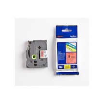 Brother P-Touch Tze-421 Tze-Tape 9Mm Kirmizi Üzerine Siyah Lamina