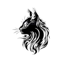 Pet Kedi Araba Sticker Yapıştırması 15Cm