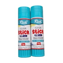 Glue Stick, Pvp Geliştirilmiş Formül, Güçlü Yapıştırıcı, Yıkanabilir, Toksik Madde İçermez, 36gr, 2'li Paket