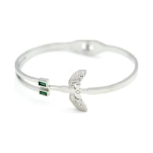 Melek Kanadı Bilezik - Gümüş Çok Renkli