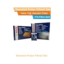 Vw Polo İle Uyumlu 1.2 Tsı Benzinli Filtre Bakım Seti 2014-2017 Hava+yağ+standart-polen