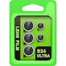 Galaxy S24 Ultra Raze Metal Kamera Lens - Gümüş