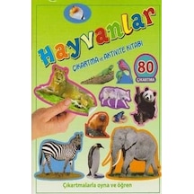 Hayvanlar Çıkartma ve Aktivite Kitabı- Parıltı Yayınları