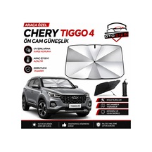Chery Tiggo 4 Şemsiye Tip Ön Cam Güneşliği Katlanabilir Uv Korumalı Araç Cam Güneşlik