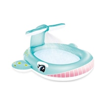 Intex 254 Cm Balina Şekilli Fıskiyeli Gölgelikli Şişme Bebek Çocu Çok Renkli