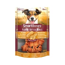 Tr Peanutbutter Mini Küçük Boy Yer Fıstıklı Kemik 8'li, 128 Gr Köpek Ödülü