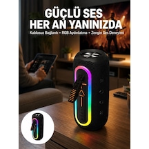 Bluetooth Hoparlör Uzun Pil Ömrü Taşınabilir Yüksek Ses Kaliteli Yeni Nesil - Lisinya