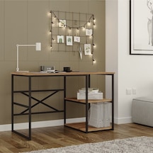 Corr Metal Çalışma Masası Siyah