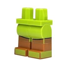 Minifigür Parçaları: Legs Decorated, Bacak, Ayak: 970c00pb1489