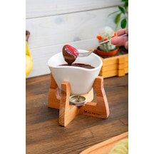 Joy Kitchen Ahşap Standlı Fondü Seti Beyaz Renk Diğer