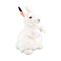 Mey İthalat Beyaz Tavşan Peluş 28 Cm