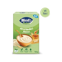 Hero Baby Sütlü İrmikli Ballı 400g X6