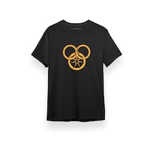 The Wheel Of Time Logo Siyah Kısa Kol Erkek Tshirt 001