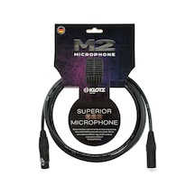 M2 Mc2000 Mikrofon Kablosu Siyah 5m Xlr Neutrık Uçlu Standart