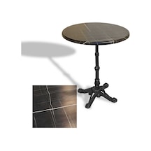 Çipa 1002 Döküm Ayak Yuvarlak Masa Çap 90cm - Werzalit, Wermodin Ve Allzalit Tabla - Palazzo Çok Renkli