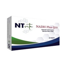 Ntvita Nadh Plus Q10 Koenzim Q10 İçeren Takviye Edici Gıda 30 Kapsül