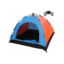 Onetick 6 Kişilik Renkli Dayanıklı Tam Otomatik Kamp Çadırı 220x250x165 CM Çok Renkli