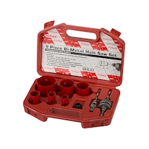 Tomax Bi-metal Panç Takımı - 13 Lü Set 19-64 Mm , Ahşap İçin, Çantalı