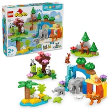 LEGO® DUPLO® Kasabası 3’ü 1 Arada Vahşi Hayvan Aileleri 10446 - 2 Yaş ve Üzeri Küçük Çocuklar için Eğitici Oyuncak Yapım Seti (92 Parça)