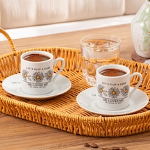 Porsima 07 Porselen 12 Parça Türk Kahve Fincan Takımı 90ml