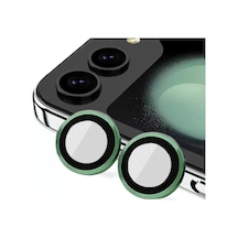 Newface Samsung Galaxy Z Flip 5 Valdez Metal Kamera Lens - Koyu Yeşil