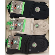 Dündar 5985 Erkek Bambu Kısa Konç Diyabetik Çorap 6 Adet 001