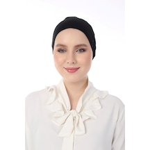 Dilnuvar Dikişsiz Bone Siyah
