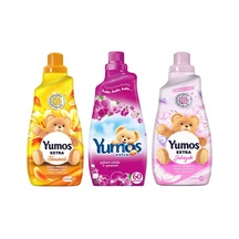 Yumoş Extra Kons.yumuşatıcı 1440 Ml Hanımeli Yabani Orkide Şakayık 3 Lü 3'lü Set