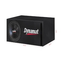 Dynamat Rk-320 Oto Bass Subwoofer Kabinli 20cm 1100 Watt