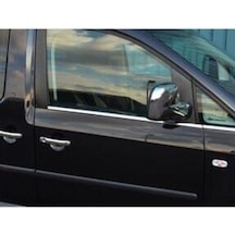 Volkswagen Caddy Uyumlu 2004 Ve Üzeri Krom Cam Çıtası 4 Parça Paslanmaz Çelik