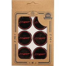 YAMAHA YZF R25 Koruma Takozu Damla Etiket Sticker Ø39 mm SİYAH-KI