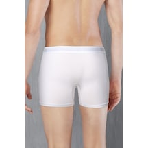 Doreanse Beyaz Erkek Cepli %96 Pamuk Boxer 1790 Beyaz
