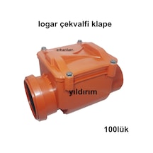 Çekvalf Plastik 100 Lük Logar Klape Çevvalf Sağlam Plastik