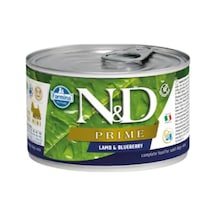 N&D Prime Tahılsız Kuzu Etli ve Yaban Mersinli Konserve Yetişkin Köpek Maması 140 G