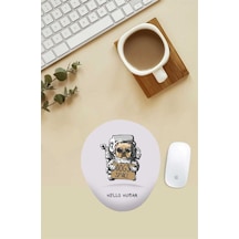 Astro Dog Desenli Bilek Destekli Mouse Pad Mousepad
