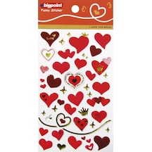 Bigpoint Sticker Kırmızı Kalpler