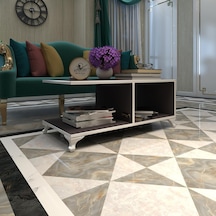 Kenzlife Orta Salon Sehpası Kazablanka Gri 038 090 45 Sofra Çiçeklik