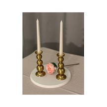 Eskitme Gold Rengi 2'li Bubble Şamdan Seti Eskitme Gold - 807843893 Eskitme Gold