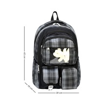 Miço Kids Ayıcık Ergonomik Sırt Destekli İlkokul Çanta Siyah