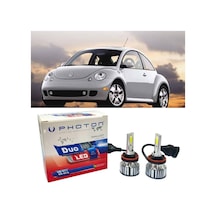 Vw Beetle Led Xenon Kısa Far Ampulü H1 Duo Yeni Seri Beyaz 1997-2005