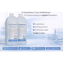 Northcity 1 Litre Antibakteriyel El Dezenfektanı - 2 Adet İçerikli Hijyen Solüsyonu