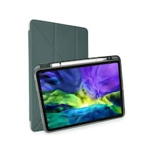 Newface Apple İpad Air 4 10.9 Kılıf Kalemlikli Mars Tablet Kılıfı - Koyu Yeşil