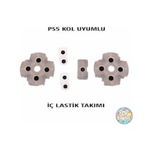 Playstation 5 V1 Kol Silikon Lastik Takımı Yedek Parça Ps5 İç Silikon Lastiği Ps5 V1 Kol Tamiri Beyaz