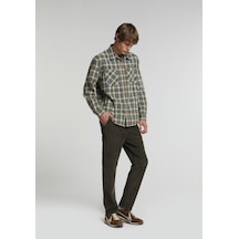 Colin's Colins Regular Fit Orta Bel Düz Paça Erkek Yeşil Pantolon Cl1081598 Q1.v2 Kha Haki