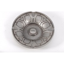 Parmida 4'lü Puro Küllüğü Desenli Metal Gümüş