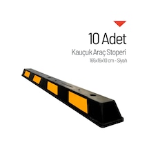 10'lu Kauçuk Araç Stoperi Seti 165x16x10 Cm-3661