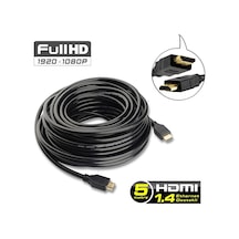 Maxgo 5M Metre Hdmi - Hdmi Kablo Altın Uçlu Full Hd 5 Mt