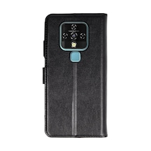 Tecno Camon 16 Trend S Plus Kapaklı Telefon Kılıf - Siyah Standart