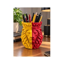 Aslan Figürlü Sarı Kırmızı Kalemlik - 920123777 Diğer